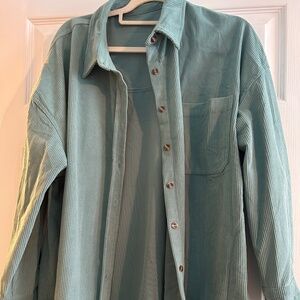 Green “Shacket” new condition
